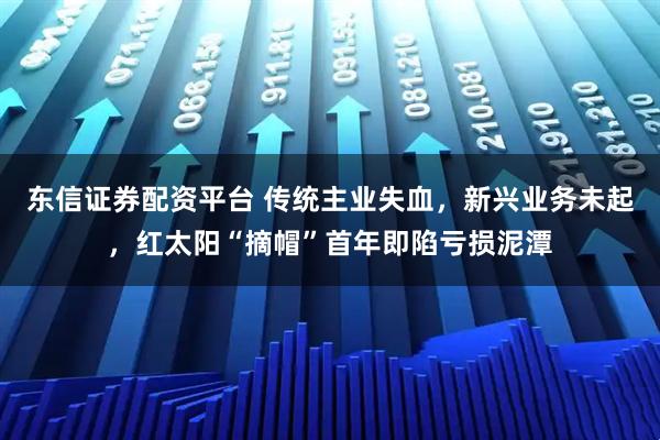 东信证券配资平台 传统主业失血，新兴业务未起，红太阳“摘帽”首年即陷亏损泥潭